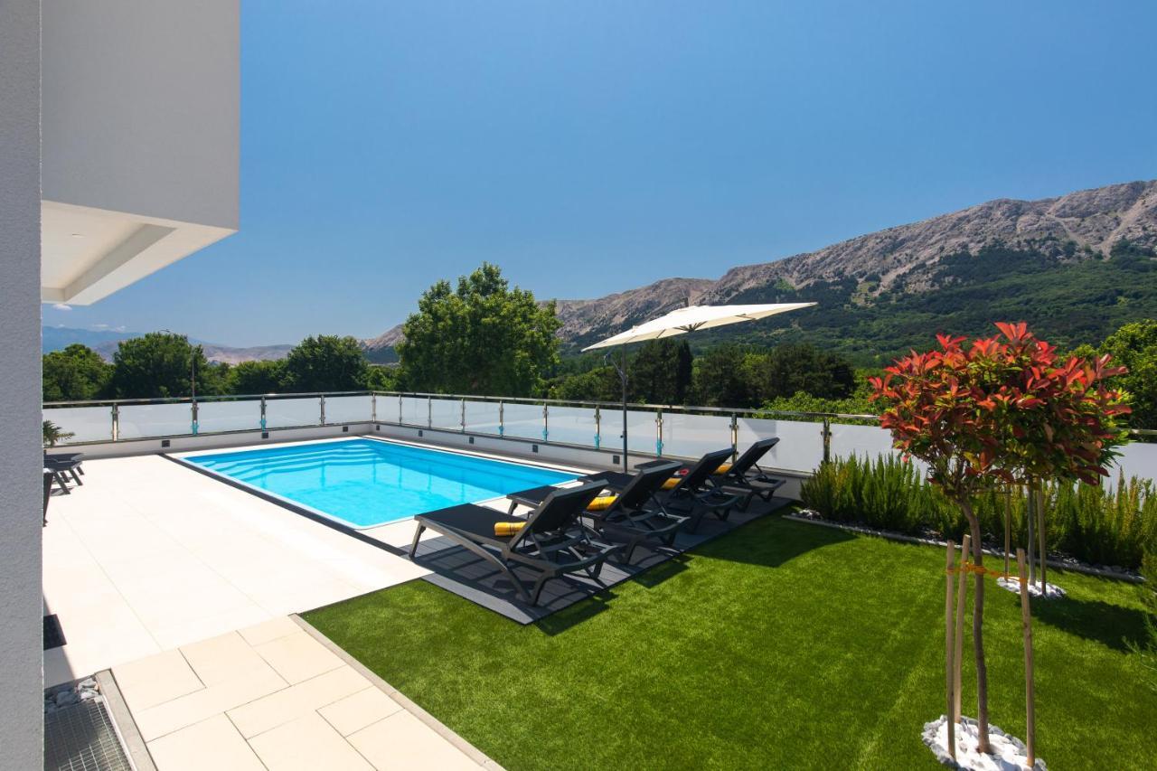 Villa Supernus With Heated Pool Baška Exterior foto