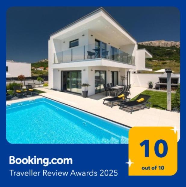 Villa Supernus With Heated Pool Baška Exterior foto
